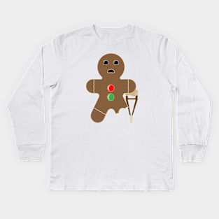 Gingerbread man Kids Long Sleeve T-Shirt